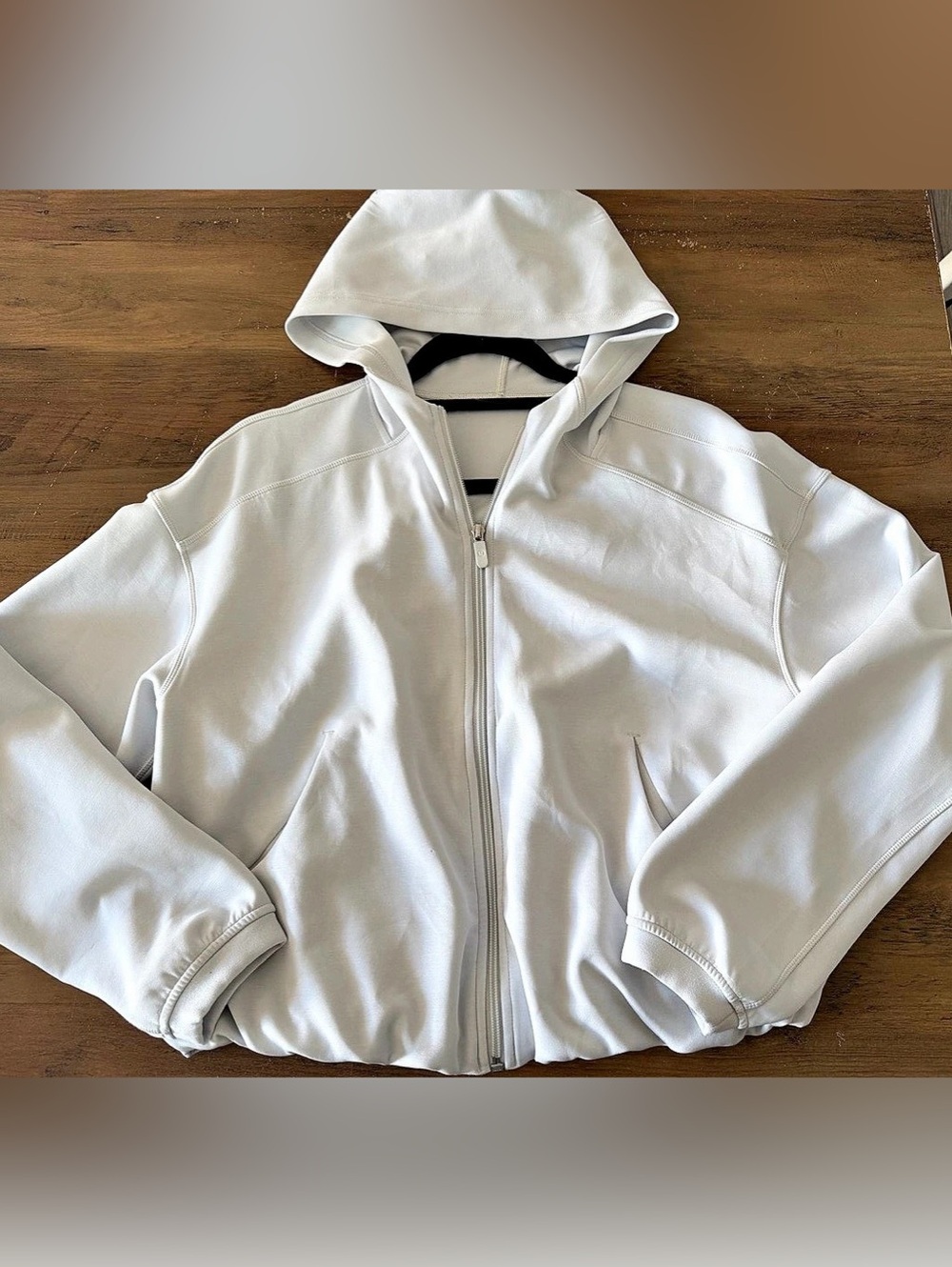 Lululemon Softstreme Full-Zip Hoodie White Size 6